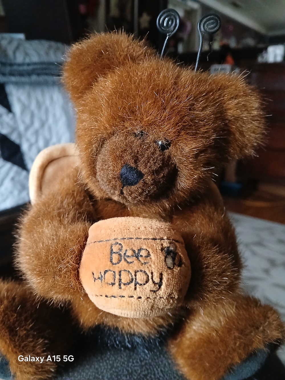 Boyds Bears Brown Plush Bee Bear with Honey Pot - Picture 2 of 4